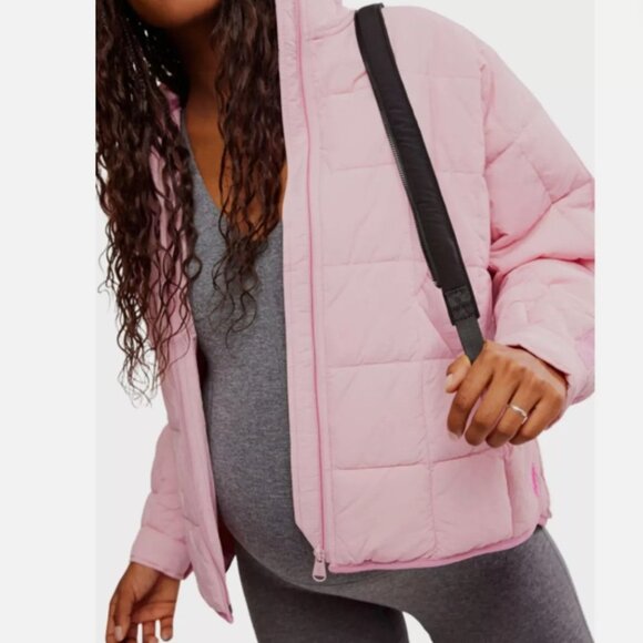 NWT FP Movement x Hatch Pink Pippa Packable Puffer Jacket, Large - Picture 3 of 11